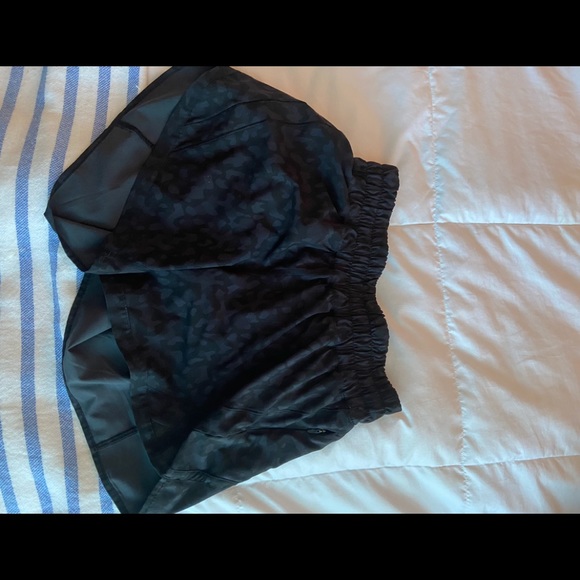 Black Camo Lululemon Shorts - Picture 2 of 3